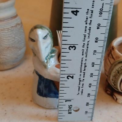 Cute - Spunky - and fun pottery pieces - Moose mug - Kitchen Witch - Elephant - and small vases
