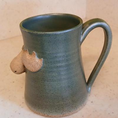 Cute - Spunky - and fun pottery pieces - Moose mug - Kitchen Witch - Elephant - and small vases