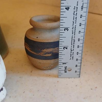 Cute - Spunky - and fun pottery pieces - Moose mug - Kitchen Witch - Elephant - and small vases