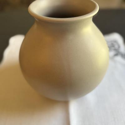 Pottery Barn greige vase
