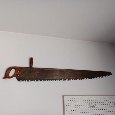 VINTAGE ONE MAN CROSSCUT LOGGING SAW