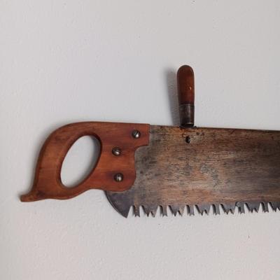 VINTAGE ONE MAN CROSSCUT LOGGING SAW