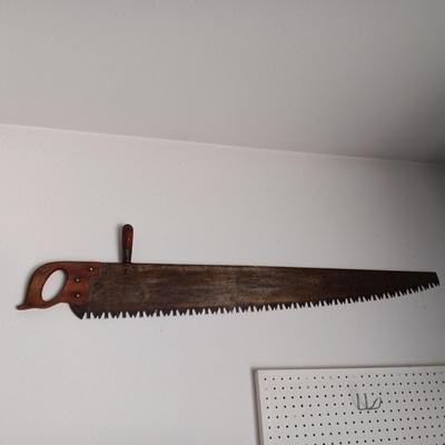 VINTAGE ONE MAN CROSSCUT LOGGING SAW