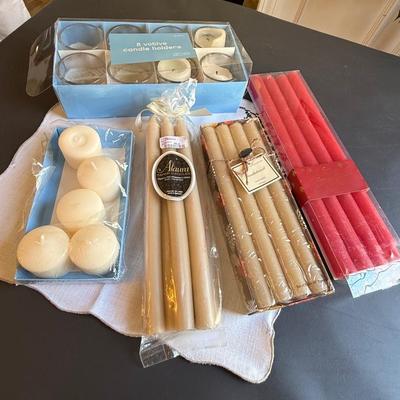 Assortment of candles