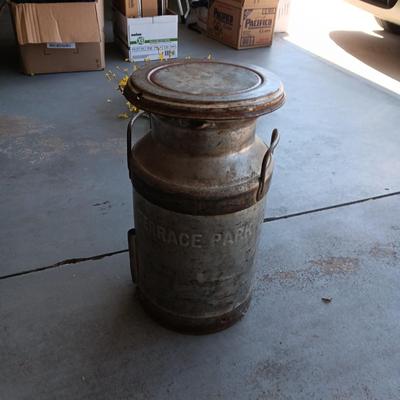 OLD "TERRACE PARK" MILK CAN