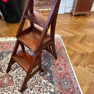 Convertible ladder library chair