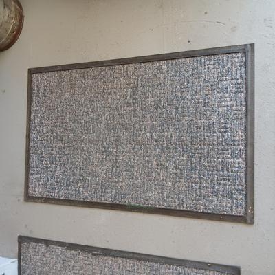 3 COMMERCIAL GRADE, RUBBER BACKED FLOOR MATS/RUGS