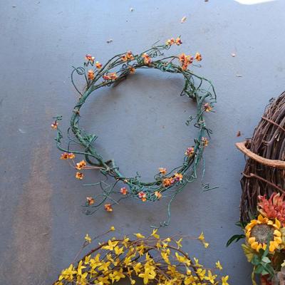 3 FLORAL WREATHS