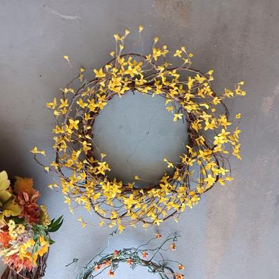 3 FLORAL WREATHS