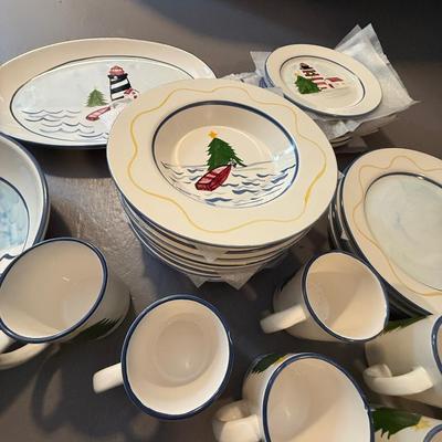 Nautical themed Christmas set