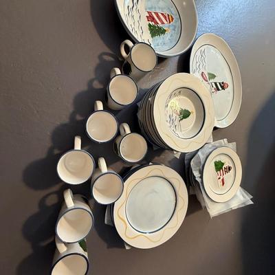 Nautical themed Christmas set