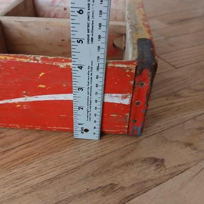 1969 Vintage Wood Coca-Cola Crate Chattanooga 4 Divider 6 Pack Carrier Great condition for age!!