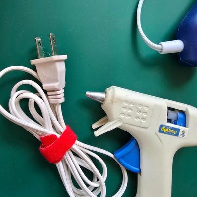 Two crafting glue guns and glue sticks to last a while