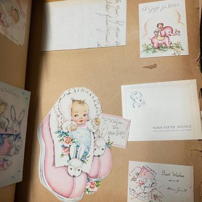 Vintage tie back Scrapbook