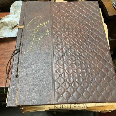 Vintage tie back Scrapbook