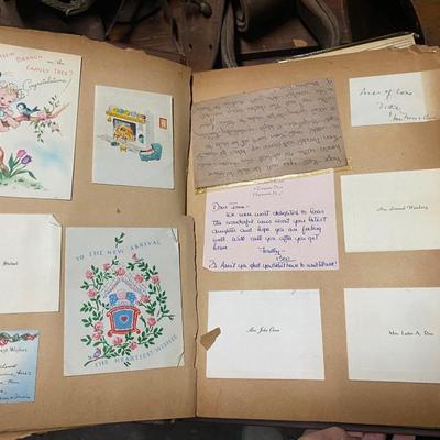 Vintage tie back Scrapbook