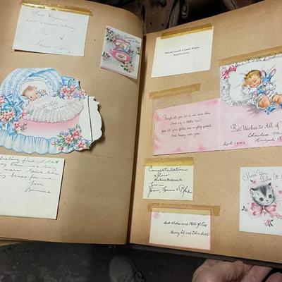 Vintage tie back Scrapbook