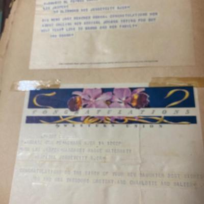 Vintage tie back Scrapbook