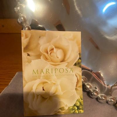 14-1/2” MARIPOSA PEWTER PLATTER
