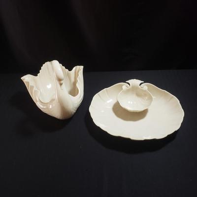 Lenox Swan Bowl & Aegean Chip/Dip Bowl (O-KD)