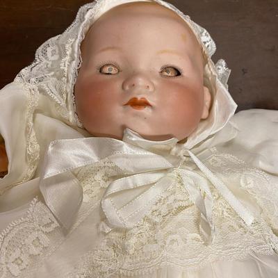 Two antique dolls