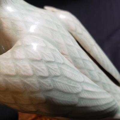 Two Chinese Celadon Porcelain Ducks (O-KD)