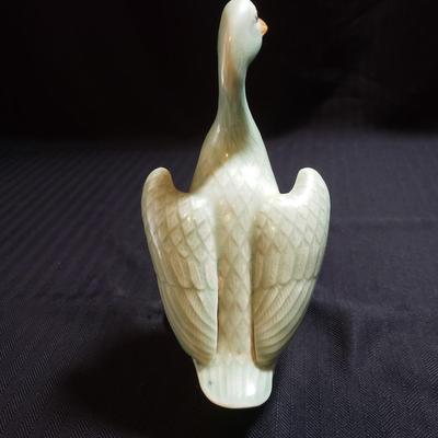Two Chinese Celadon Porcelain Ducks (O-KD)