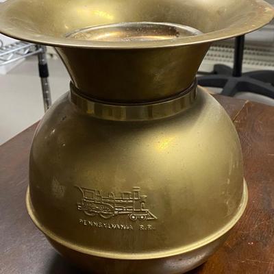 Pennsylvania railroad spitoon