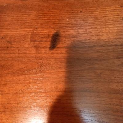ANTIQUE CARVED WALNUT SIDE TABLE