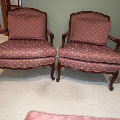 VINTAGE FRENCH STYLE SOFA ARM CHAIRS