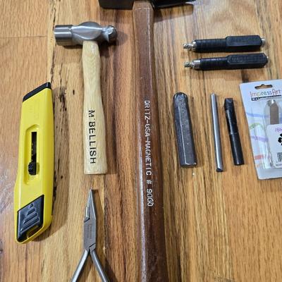 M. Bellish Eyelet Setters and Hole Punch, and Tools