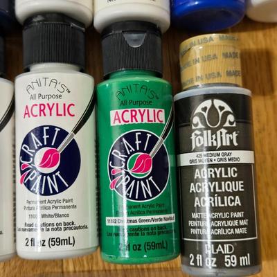 Acrylic Paints and Mixed Media Modeling Paste, & Transfer Medium