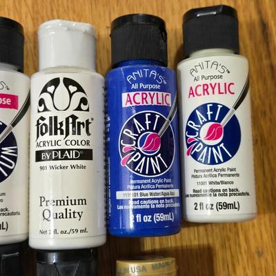 Acrylic Paints and Mixed Media Modeling Paste, & Transfer Medium