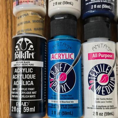 Acrylic Paints and Mixed Media Modeling Paste, & Transfer Medium