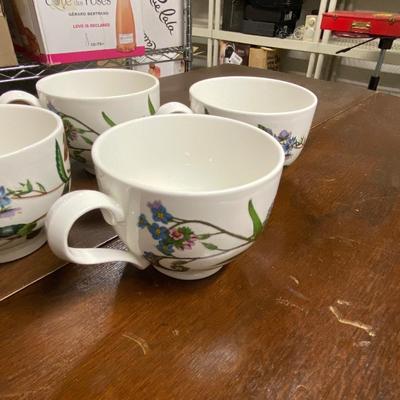 Set of 5 Portmeirion tea/coffee cups and saucers
