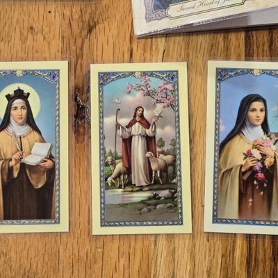 Prayer Cards and (1) Medallion Pendant