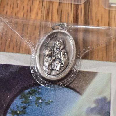 Prayer Cards and (1) Medallion Pendant