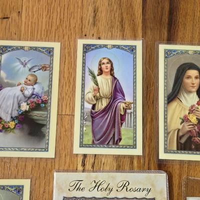Prayer Cards and (1) Medallion Pendant
