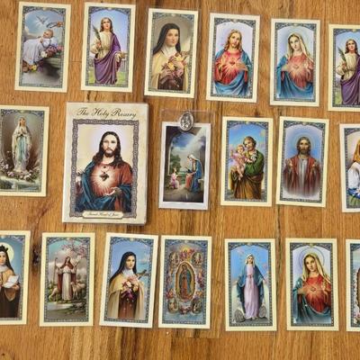 Prayer Cards and (1) Medallion Pendant