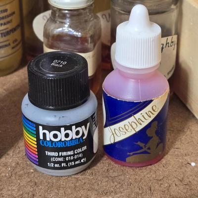Porcelain Painting Chemicals & Jars