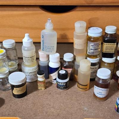 Porcelain Painting Chemicals & Jars