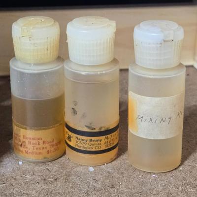 Porcelain Painting Chemicals & Jars
