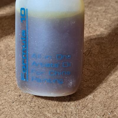 Porcelain Painting Chemicals & Jars