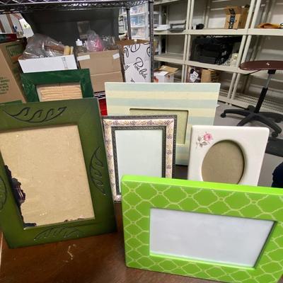 Lot of picture frames