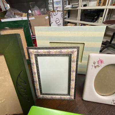 Lot of picture frames