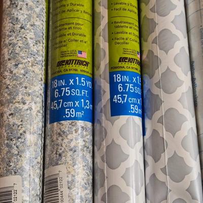 Large Lot of Contact Paper and Rubber Cabinet Liners
