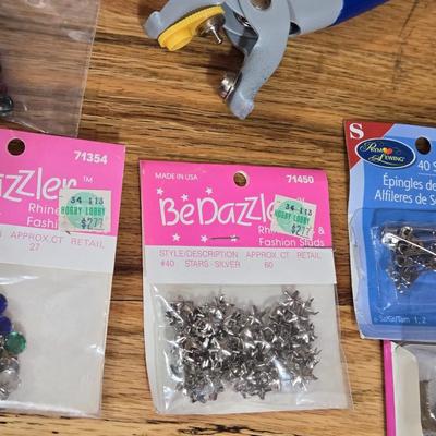 BeDazzler with Packages of New Jewels & Metal Studs