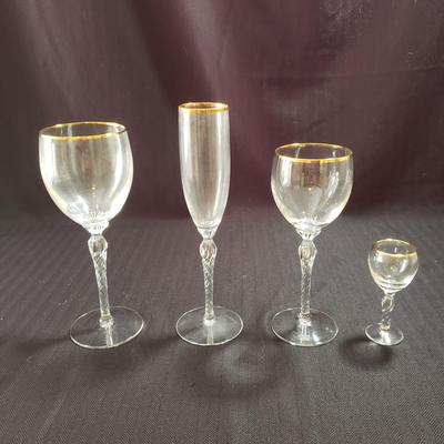 Large Set of Lenox Stemware (O-KD)