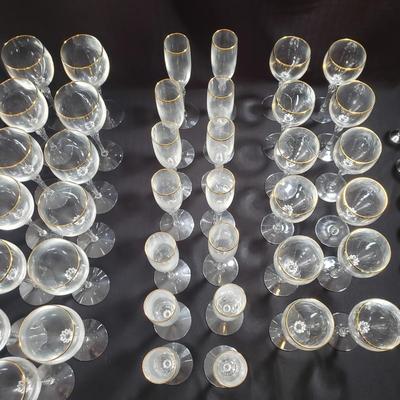 Large Set of Lenox Stemware (O-KD)