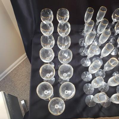 Large Set of Lenox Stemware (O-KD)